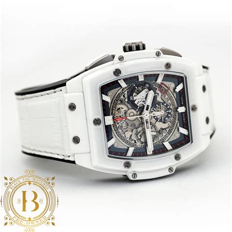 hublot white ceramic watch|luxury black watches.